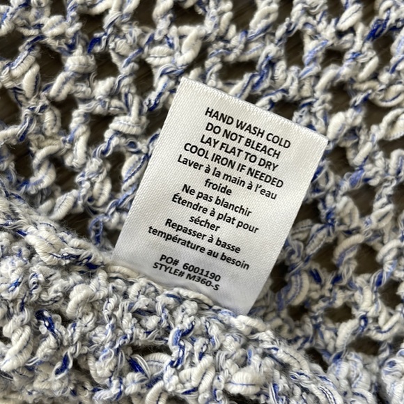 Bobeau | Marled Cocoon Open Knit Cardigan - Picture 6 of 8